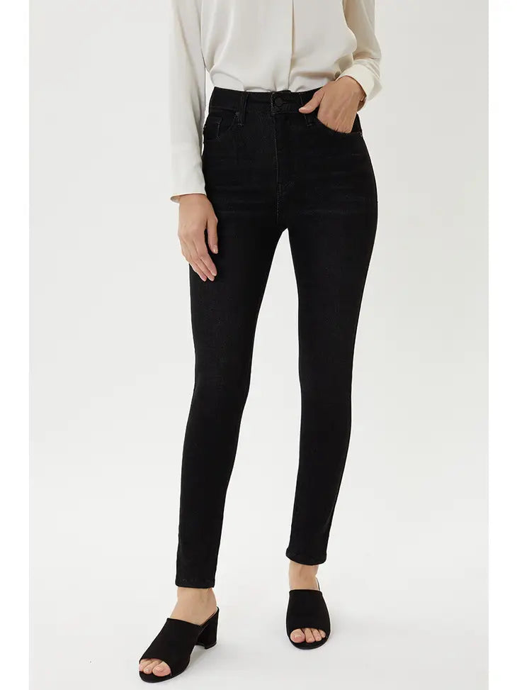 KanCan High Rise Super Skinny Black Jeans